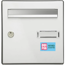 Autocollant Sticker Oui Pub Boîte aux Lettres Imprimés Publicitaires Acceptés Bleu et Rose