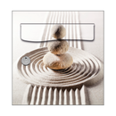 Autocollant Sticker Décoration Boîte aux lettres Texture Zen 2 - Face Avant
