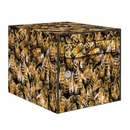 Autocollant Sticker Décoration Boîte aux lettres Texture Abeille - Kit complet 5 Faces