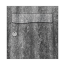 Autocollant Sticker Décoration Boîte aux lettres Texture Ciment Gris - Face Avant