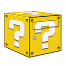 Autocollant Sticker Décoration Boîte aux lettres Bloc Interrogation Mario - Kit complet 5 Faces