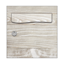 Autocollant Sticker Décoration Boîte aux lettres Planche de Bois 2 - Face Avant