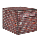 Autocollant Sticker Décoration Boîte aux lettres Mur de Brique Rouge - Kit complet 5 Faces