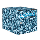 Autocollant Sticker Décoration Boîte aux lettres Texture Militaire Bleu - Kit complet 5 Faces