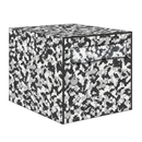 Autocollant Sticker Décoration Boîte aux lettres Texture Militaire Gris - Kit complet 5 Faces