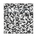 Autocollant Sticker Décoration Boîte aux lettres Texture Militaire Gris - Face Avant