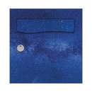 Autocollant Sticker Décoration Boîte aux lettres Texture Galaxie Bleue - Face Avant