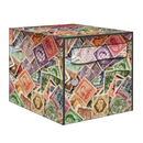 Autocollant Sticker Décoration Boîte aux lettres Texture Timbres - Kit complet 5 Faces