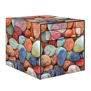 Autocollant Sticker Décoration Boîte aux lettres Texture Galets Couleur - Kit complet 5 Faces