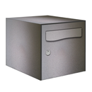 Autocollant Sticker Décoration Boîte aux lettres Gris Métallisé - Kit complet 5 Faces