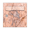 Autocollant Sticker Décoration Boîte aux lettres Texture Marbre Rosé - Face Avant