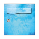 Autocollant Sticker Décoration Boîte aux lettres Eau Paradisiaque - Face Avant