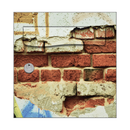 Autocollant Sticker Décoration Boîte aux lettres Mur de Brique Rouge 3 - Face Avant