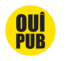 Autocollant Sticker Oui Pub Boîte aux Lettres Rond Jaune