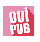 Autocollant Sticker Oui Pub Boîte aux Lettres Rectangle Rouge