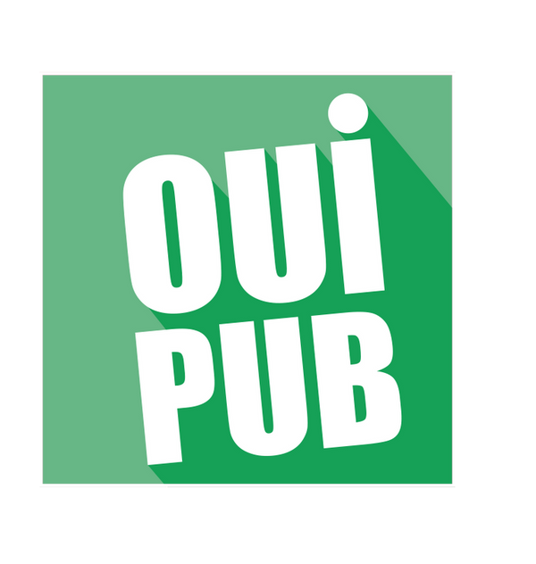 Autocollant Sticker Oui Pub Boîte aux Lettres Rectangle Vert