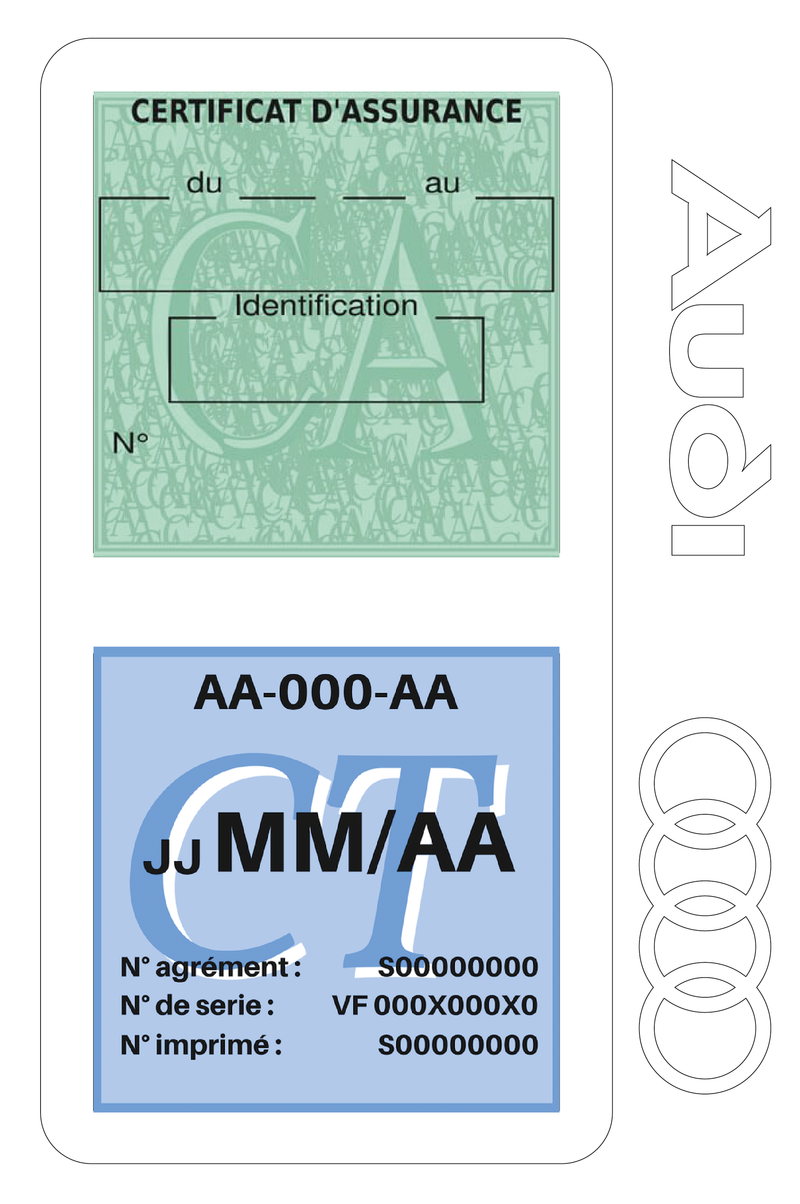 BYD VS115 Porte vignette assurance pare-brise Electrique Stickers auto  rétro