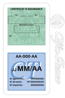 Porte Vignette Assurance Pare Brise Voiture Pour Alfa Romeo | Double Étui Pochette Adhésive Autocollant Sticker Blanc
