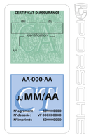 Porte Vignette Assurance Pare Brise Voiture Pour Porsche | Double Étui Pochette Adhésive Autocollant Sticker Blanc
