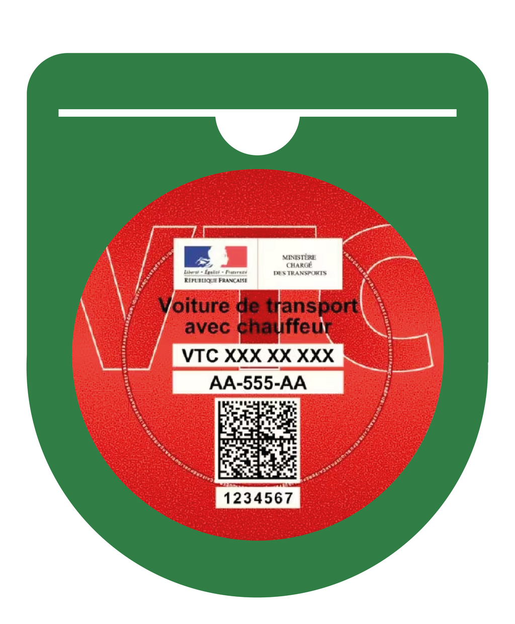 Vignette VTC Etiquette & Autocollant