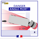 Lot de 3 Autocollants Stickers Attention Danger Angles Morts Obligatoire